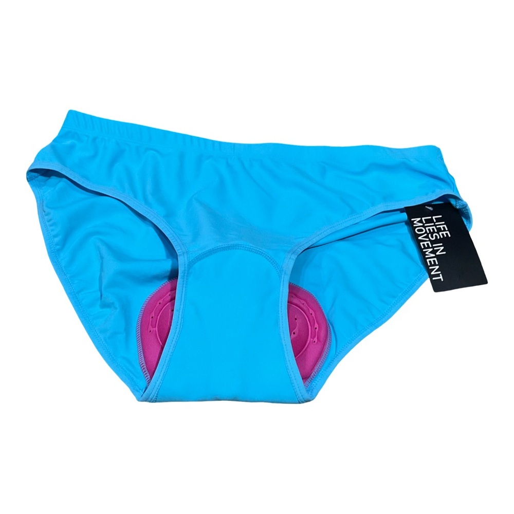 4D Padded Cycling Briefs Underwear Chamois Liner Blue XXL Bikewa